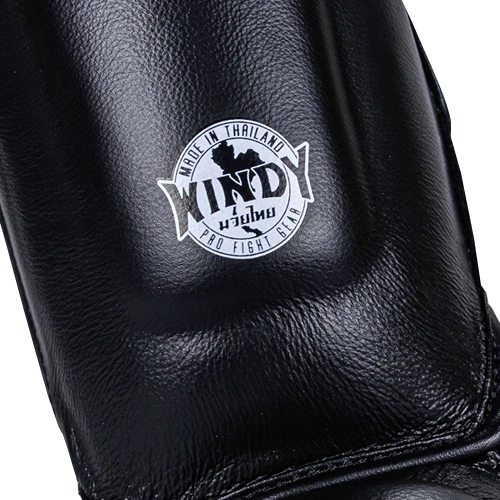 Originele Windy Zwarte Kickboks Scheenbeschermers