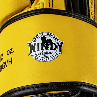 Windy bokshandschoen geel met authentiek label