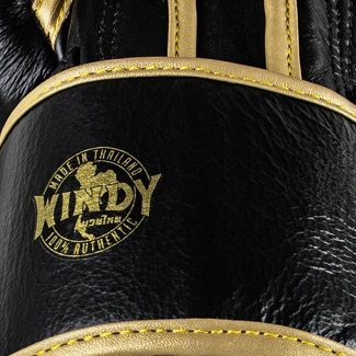 Windy bokshandschoen zwart-goud met authentiek label