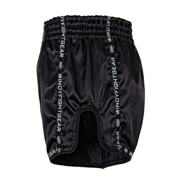 Windy Muay Thai Shorts Hybrid Zwart Zijkant
