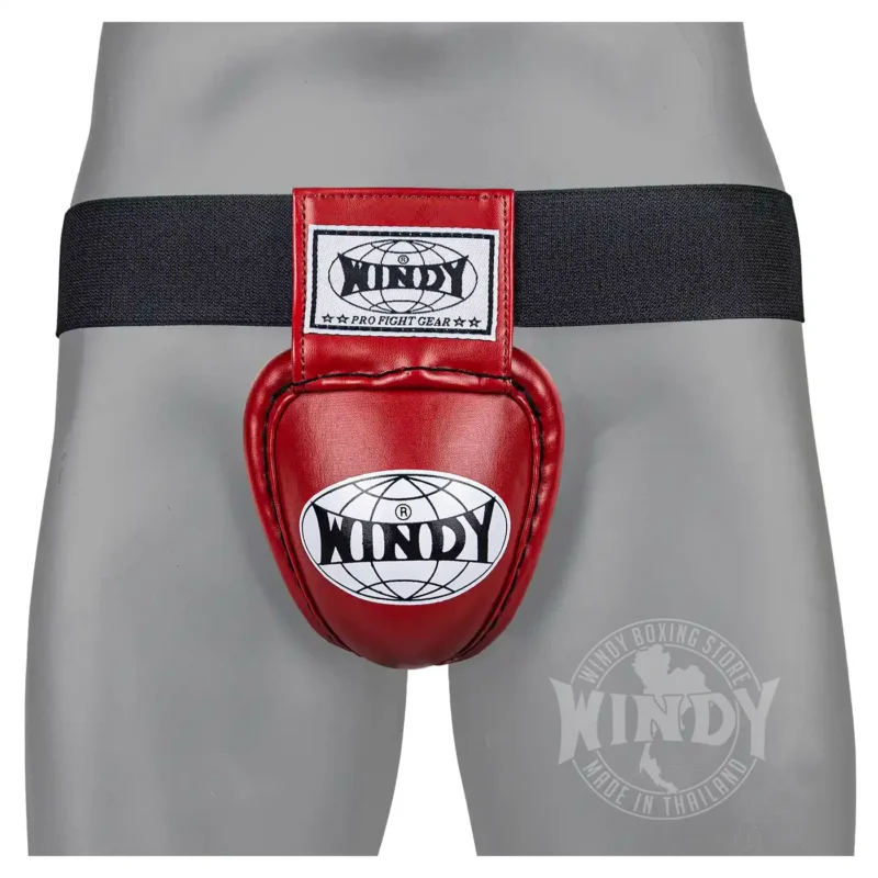 Windy Rode Metalen Kruisbeschermer
