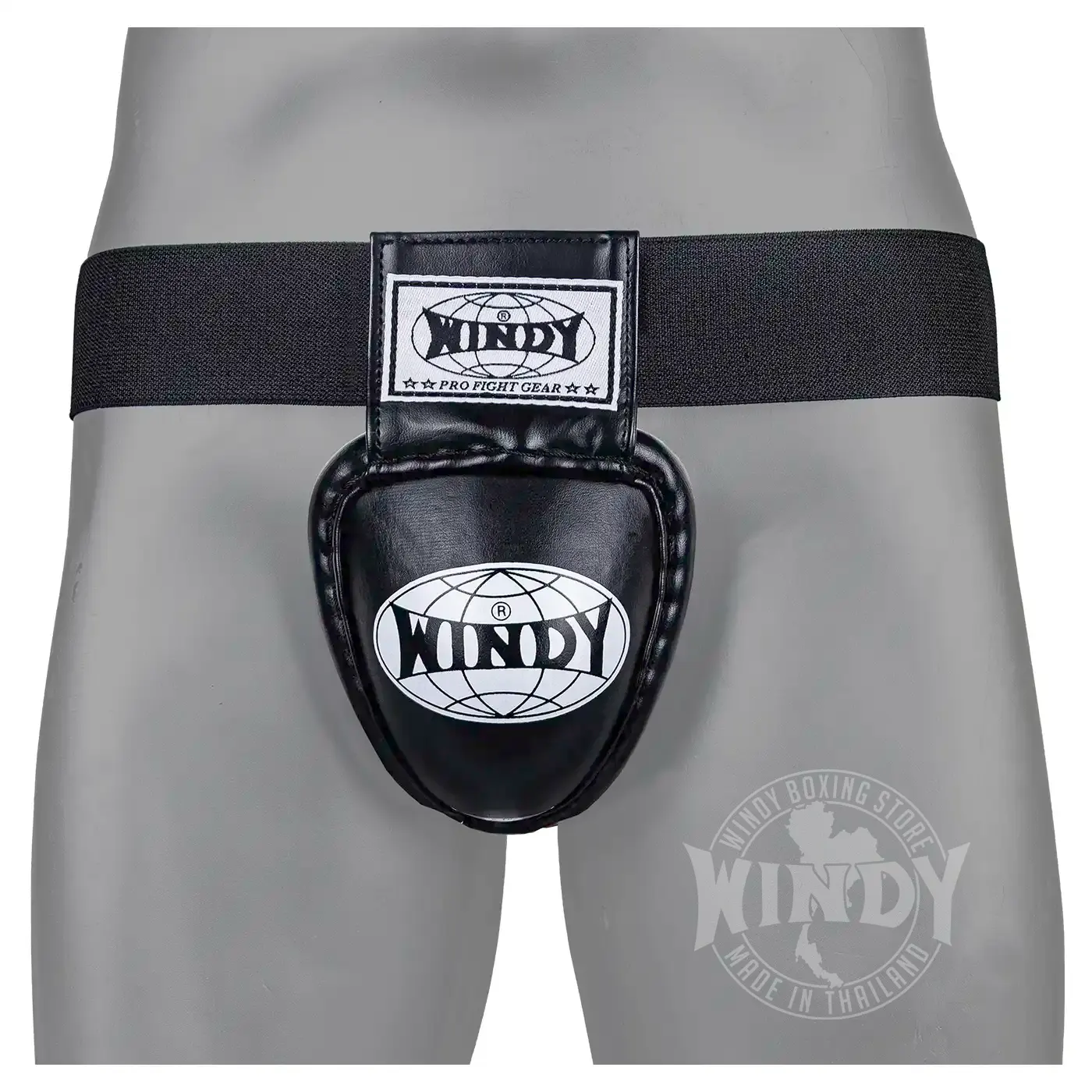 Windy Zwarte Metalen Kruisbeschermer