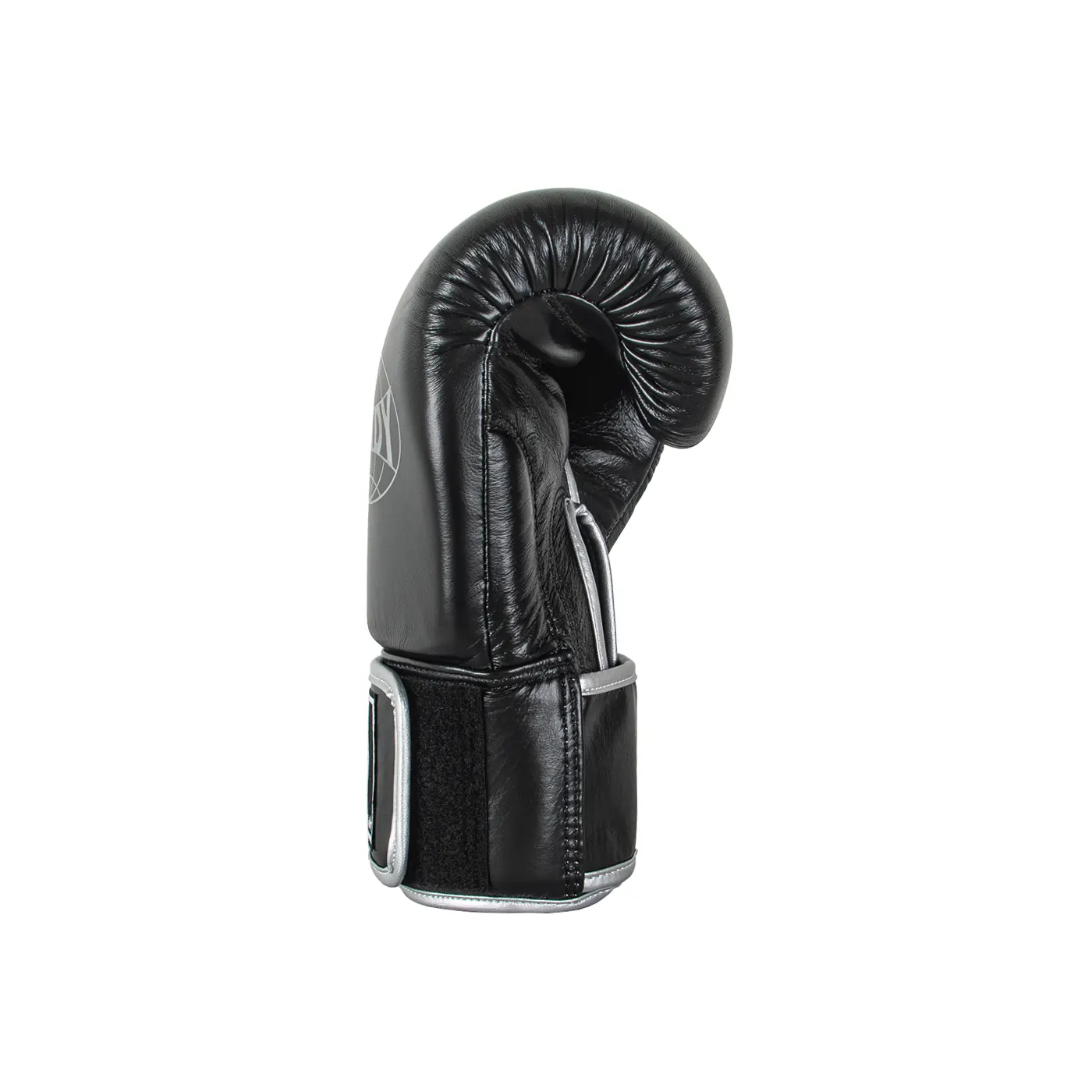Windy Boxing Gloves Zwart Zilver - rechterzijde